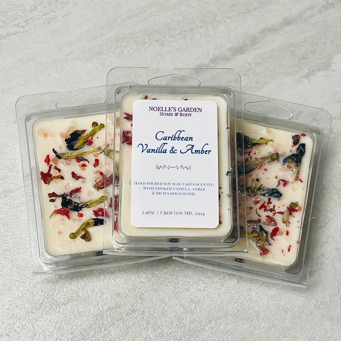 Caribbean Vanilla & Amber Wax Tarts